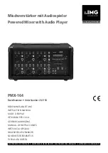 Preview for 1 page of IMG STAGELINE PMX-164 Instruction Manual