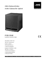 Preview for 1 page of IMG STAGELINE PSUB-418AK Instruction Manual