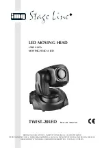 Preview for 1 page of IMG STAGELINE TWIST-20LED Instruction Manual