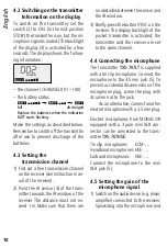 Предварительный просмотр 10 страницы IMG STAGELINE TXS-707HSE Instruction Manual