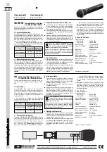 IMG STAGELINE TXS-821HT Quick Manual preview