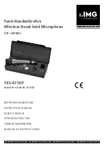 Preview for 1 page of IMG STAGELINE TXS-875HT Instruction Manual