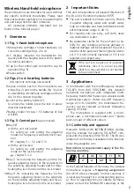 Preview for 7 page of IMG STAGELINE TXS-875HT Instruction Manual