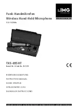 Preview for 1 page of IMG STAGELINE TXS-895HT Instruction Manual