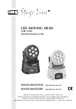 Preview for 1 page of IMG STAGELINE WASH-40LED/SW Instruction Manual