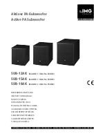 IMG SUB-12AK Instruction Manual preview