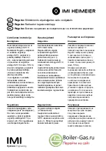 Preview for 8 page of IMI Hydronic Regutec Operating Instructions Manual