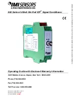 Preview for 6 page of IMI SENSORS 477A05 Installation And Operating Manual