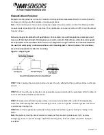 Preview for 17 page of IMI SENSORS 640B00 Installation And Operating Manual