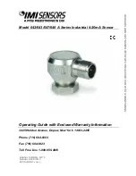 Preview for 4 page of IMI SENSORS 642A11 Installation And Operation Manual