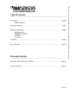 Preview for 5 page of IMI SENSORS 642A11 Installation And Operation Manual