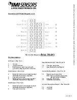 Preview for 14 page of IMI SENSORS Y685B0001A13 Installation And Operating Manual