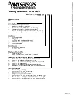 Preview for 22 page of IMI SENSORS Y685B0001A13 Installation And Operating Manual