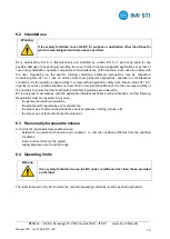 Preview for 19 page of IMI STI BV Instruction Manual