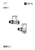 IMI TA RVO-1 Quick Start Manual preview