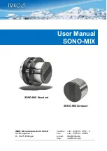 IMKO SONO-MIX Compact User Manual preview