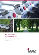 IML PowerDrill IML-RESI PD-Series Brief Instruction preview