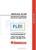 Immergas EOLO Star 23 kW Technical Documentation Manual preview