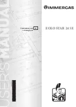 Immergas EOLO STAR 24 5E Instruction Manual preview