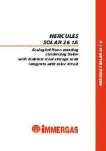 Immergas HERCULES SOLAR 26 1A Manual preview