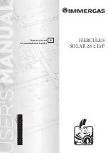 Immergas HERCULES SOLAR 26 2 ErP Instruction And Recommendation Booklet preview