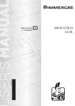 Immergas Mini Eolo 24 3 E Instruction And Warning Book preview