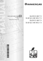 Preview for 1 page of Immergas RAPAX 200 SOL V3 Instructions And Warnings