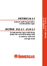 Immergas VICTRIX 26 2 I Manual предпросмотр