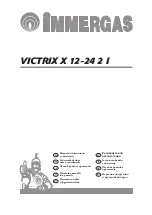 Предварительный просмотр 1 страницы Immergas VICTRIX X 12-24 2 I Instruction Booklet And Warning