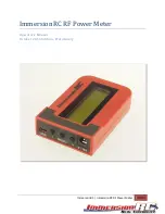 Preview for 1 page of ImmersionRC RF Power meter Operator'S Manual