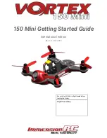 ImmersionRC Vortex 150 Mini Getting Started Manual preview