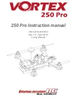 ImmersionRC vortex 250 pro Instruction Manual preview