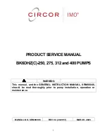 IMO CIRCOR BK6DHZ(C)-250 Product Service Manual предпросмотр