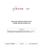 Предварительный просмотр 1 страницы IMO CIRCOR GLH8L-400 Series Instruction Manual And Parts List