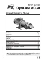 IMO OptiLine ACG8 Original Operating Manual preview