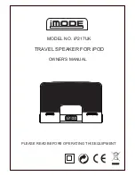 iMode iP217UK Owner'S Manual preview