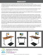 Предварительный просмотр 16 страницы imovr Cascade Standing Desk Installation Manual