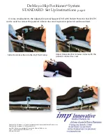 Preview for 4 page of IMP De Mayo Hip Positioner System STANDARD Setup Instructions