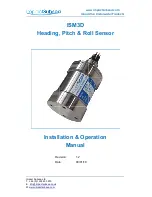 Impact Subsea ISM3D Installation & Operation Manual preview