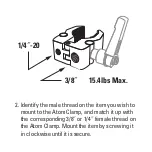 Предварительный просмотр 5 страницы impact ATOM ME-100 Instructions Manual