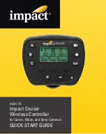 impact Cruiser ACDC-TX Quick Start Manual предпросмотр