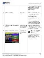 Preview for 7 page of impact CRYOSAUNA Troubleshooting Manual