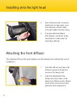 Preview for 6 page of impact Folding Beauty Dish Instructions Manual