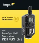 impact PowerSync 16-80 Instructions Manual preview