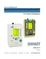 impact Uni-Vent 731 Series Service Manual preview