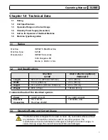 Предварительный просмотр 3 страницы Impacts S210E Operating Manual