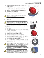 Предварительный просмотр 27 страницы Impacts STREAMER S320RD Operating Manual