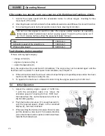 Предварительный просмотр 28 страницы Impacts STREAMER S320RD Operating Manual