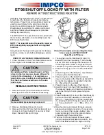 Preview for 1 page of Impco ET98 Quick Start Manual