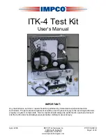 Impco ITK-4 User Manual preview